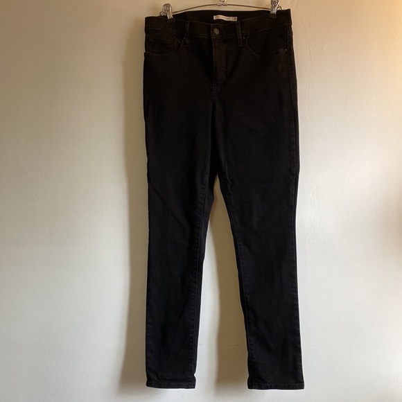 LEVI 311 Shaping Skinny BLACK Jeans width 30 length 28 12 - Picture 2 of 6